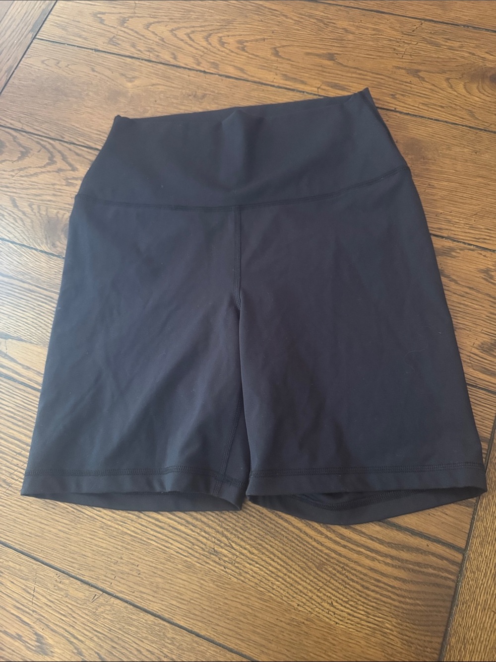 Yogalicious Black High-Waist Bike Shorts, L, New no tags